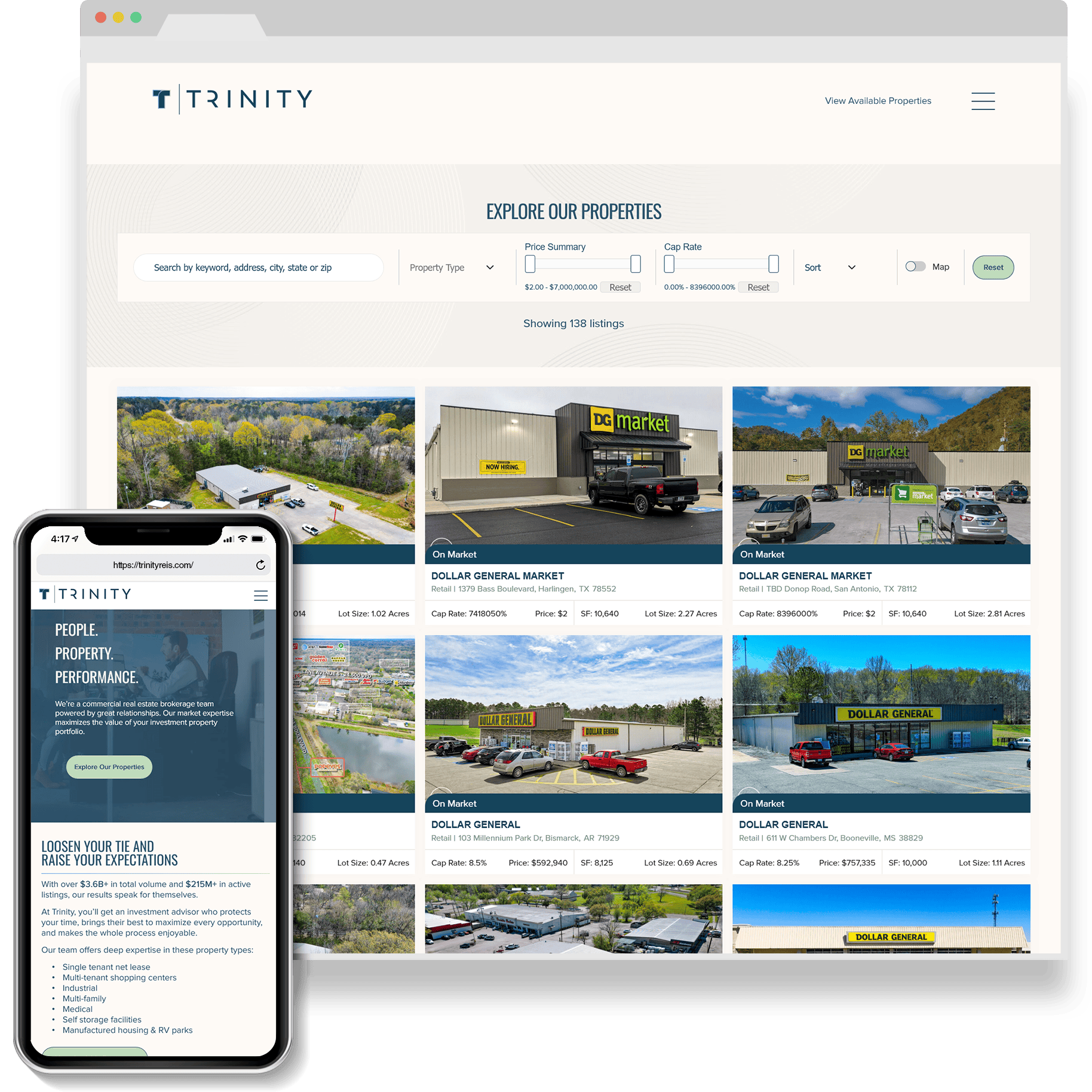 Trinity's Custom Property Page