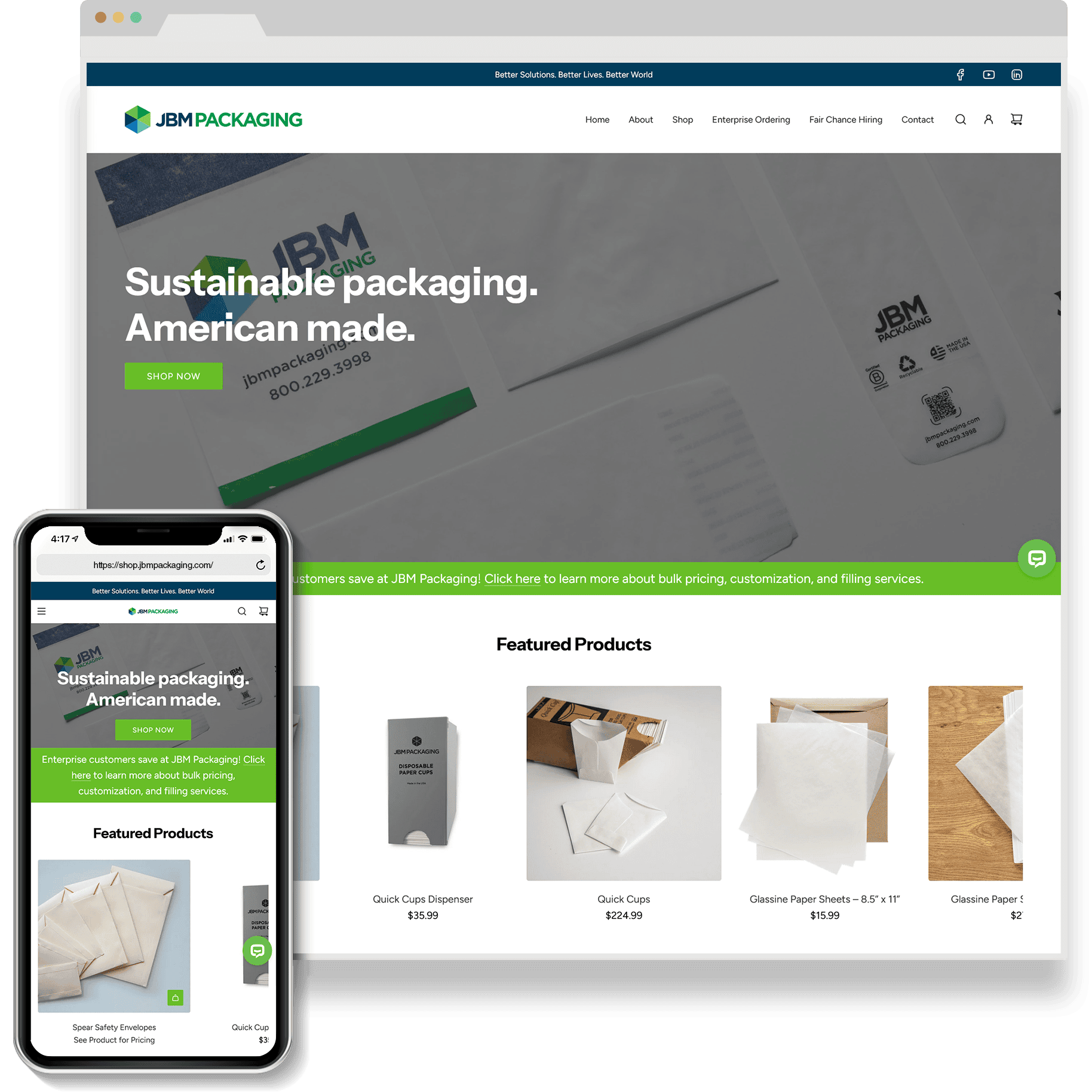 JBM Packaging Shop